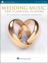 Wedding Music for Classical Players Cello Book with Online Audio Access cover